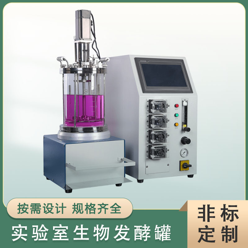 5L玻璃发酵罐多联平行发酵验室科研专用发酵设备
