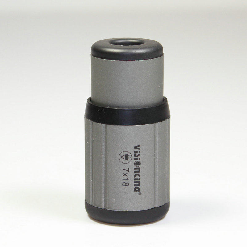 Visionking迷你微型望远镜7X18袖珍单筒小巧便携微距抄电表看黑板