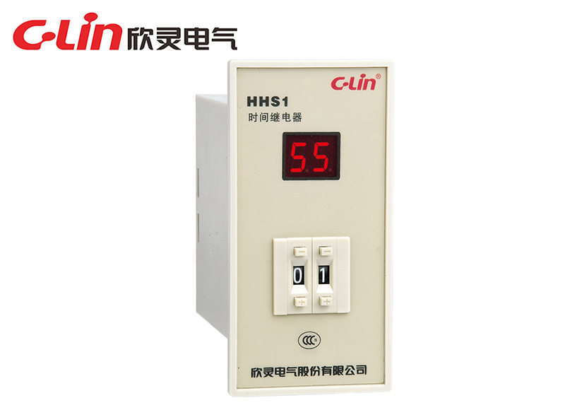 欣灵HHS1(JS14S)二位数显时间继电器二组延时带复位暂停