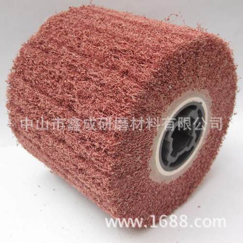 进口十字胶芯拉丝轮高平衡不锈钢抛光轮金属砂光飞翼轮磨砂拉丝轮