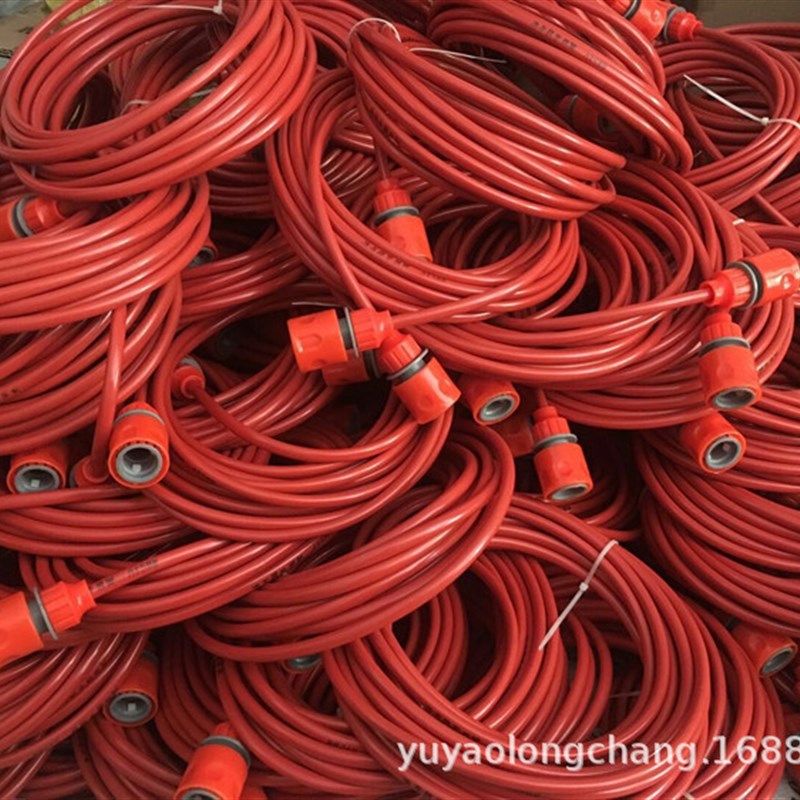 电动洗车器水管软管PVC8*5洗车高压水管灌溉抽水毛细管120米一卷