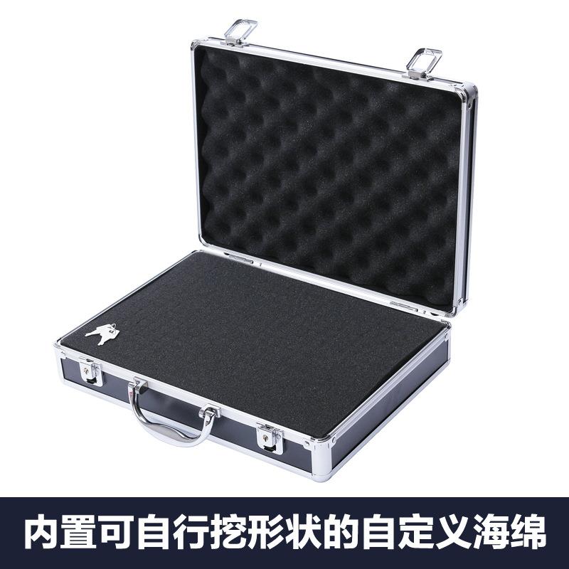 手提式中号铝合金箱子多功具箱产品展示箱配海绵防震