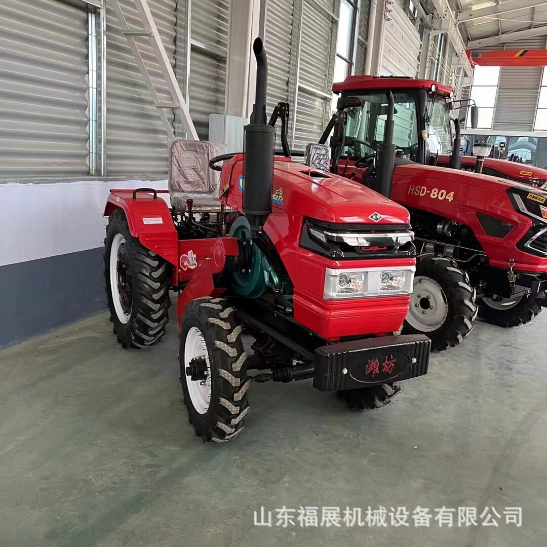 小型中型四驱四轮拖拉机旋耕