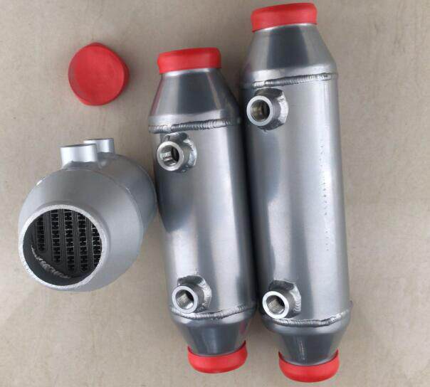 改装通用赛车铝制水冷式中冷器 芯体尺寸220X75X90MM 6M进出口