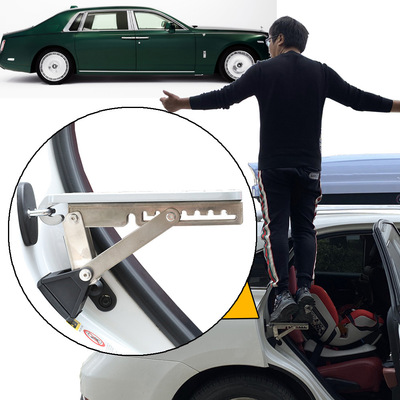 亚马逊Ascent Folding Vehicle Door Step for Car Roof Access