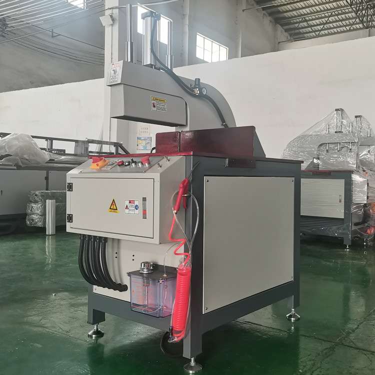 铝型材气动半自动90度铝材铝合金散热器片型材切割机断料锯门窗