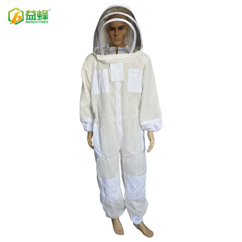 连体透气防蛰取蜂蜜蜂服全套