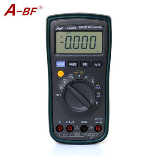 A-BF/不凡 CS617B 高精度数字万用表 频率温度 自功关机