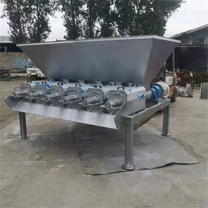 全自动不锈钢干湿分离机 猪粪鸡粪处理脱水机 1200型斜筛式脱水机