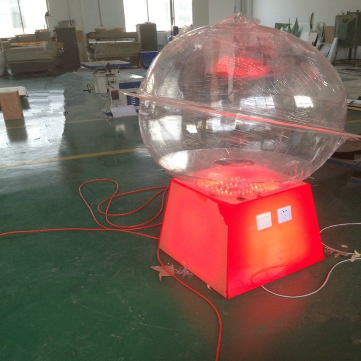 厂家制作有机玻璃吸塑球水槽 压克力球 立体亚克力圆球高透明水晶