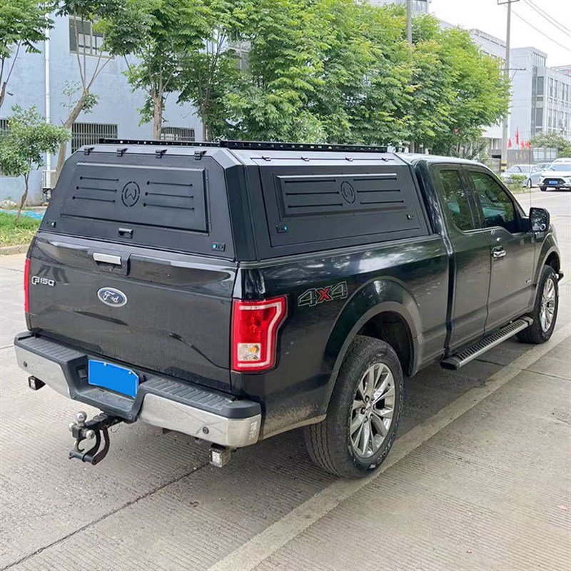 专用于福特f150改装件猛禽加长版一排半皮卡车三开门后箱盖高盖子