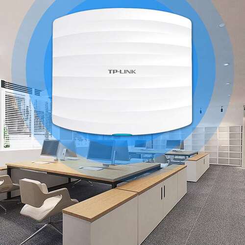 TP-LINK无线吸顶式ap路由器TL-AP451C大功率450M穿墙王壁挂路由器