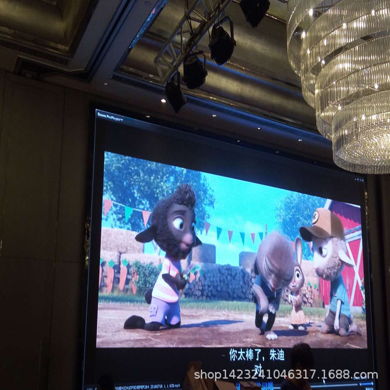 led全彩显示屏室内p2p2.5p3p4p5户外广告电子舞台酒吧会议大屏幕