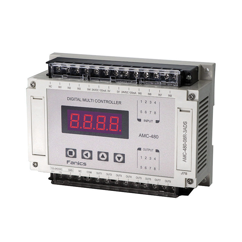 Fanics 菲丽科思可编程数显控制器三面翻控制器 AMC-480-08R-3ADS