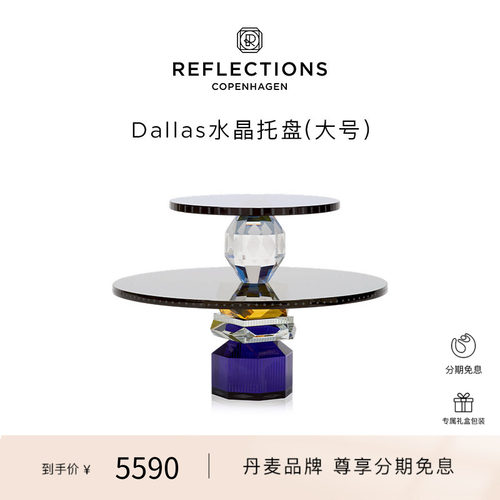 Reflections Copenhagen反射哥本哈根水晶置物乔迁礼物装饰托盘