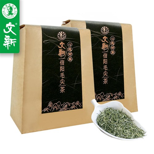 春茶上市文新信阳毛尖绿茶2025新茶浓香型茶叶雨前心选好茶共500g
