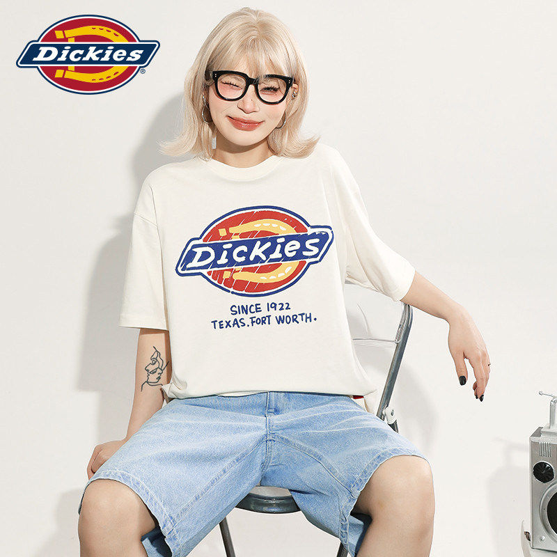 Dickies蜡笔画印花宽松短袖