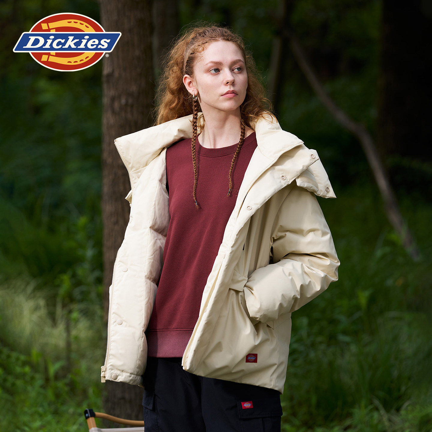 【田嘉瑞同款羽绒服】Dickies帝酷适2025秋冬新款工装休闲羽绒服
