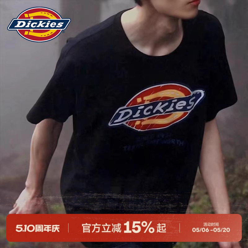 Dickies蜡笔画印花宽松短袖