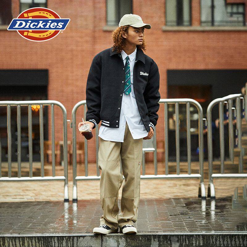 Dickies秋冬 工装男女情侣 厚夹克棉服保暖外套宽松休闲