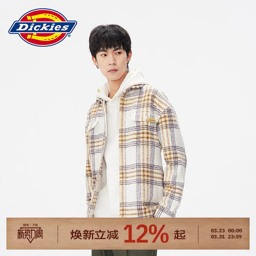 Dickies25秋冬新品格纹长袖衬衫