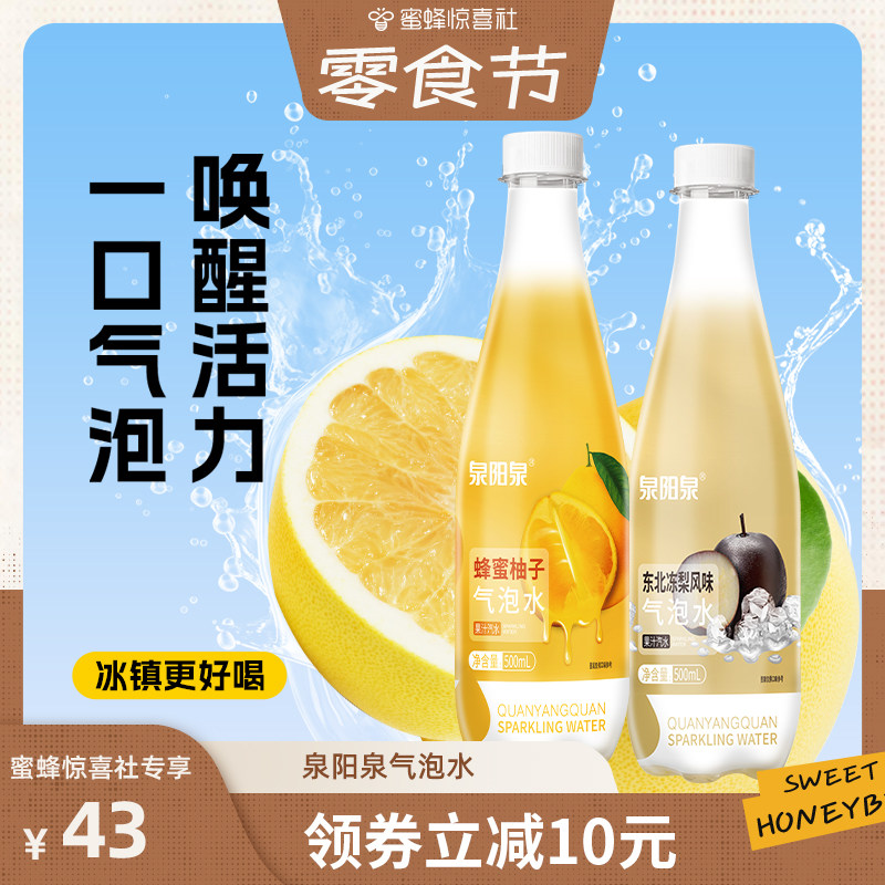 泉阳泉气泡水500ml*12瓶