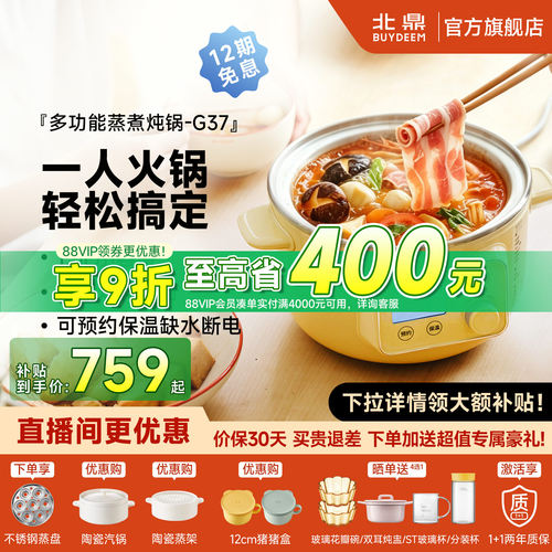 北鼎多功能小型电热火锅
