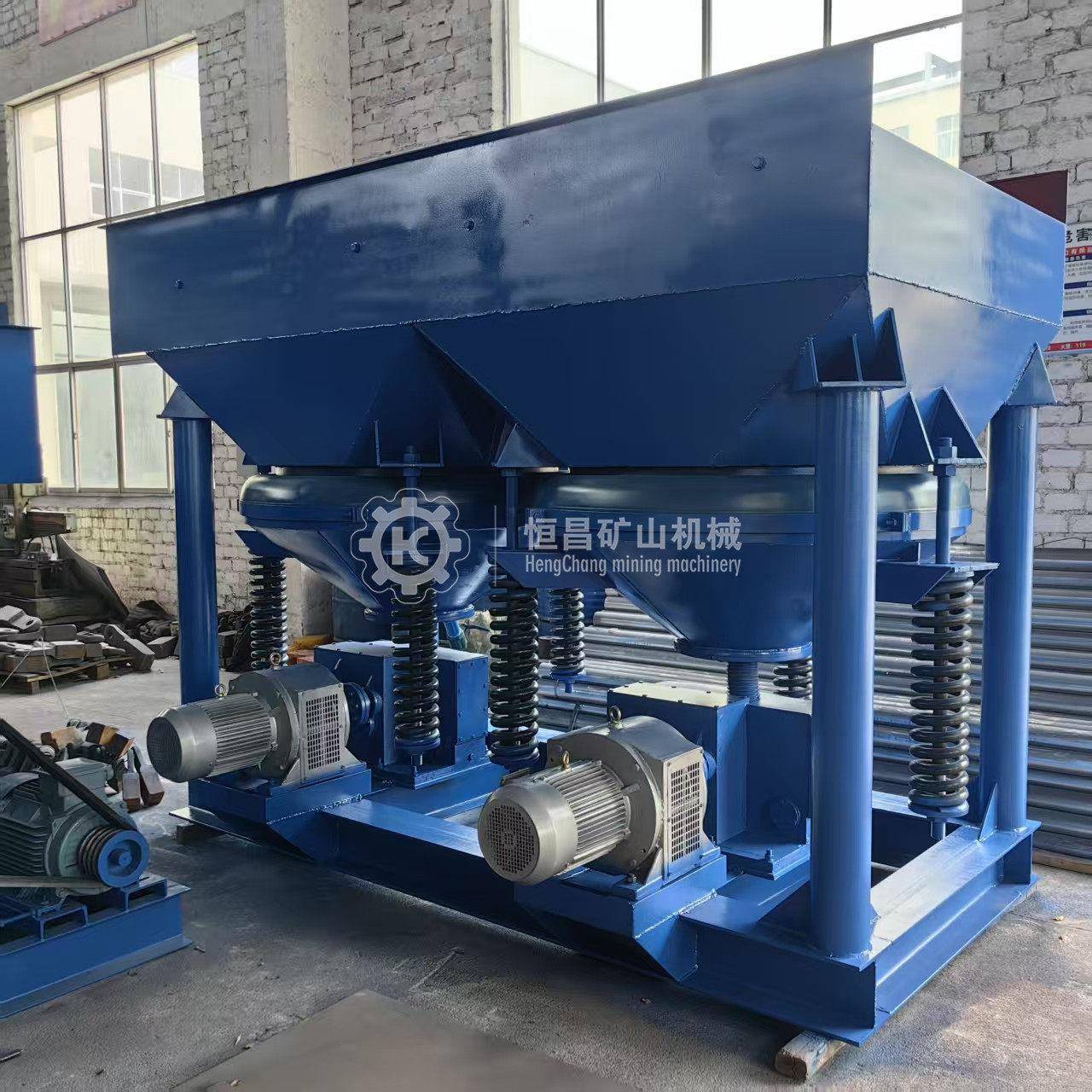 江西恒昌生产厂家锯齿波跳汰机JT5-2型双动力钨锡矿沙金矿粗选