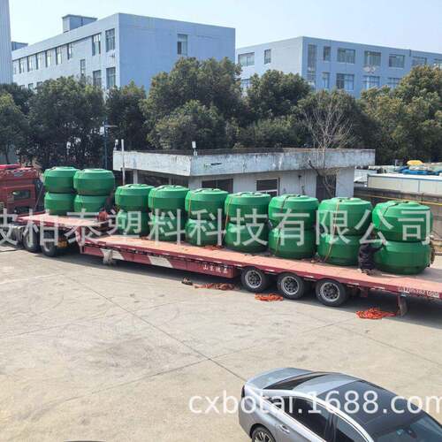 巷道船只禁入警示标识带浮筒 左红右绿岸标 水上养殖警示浮筒