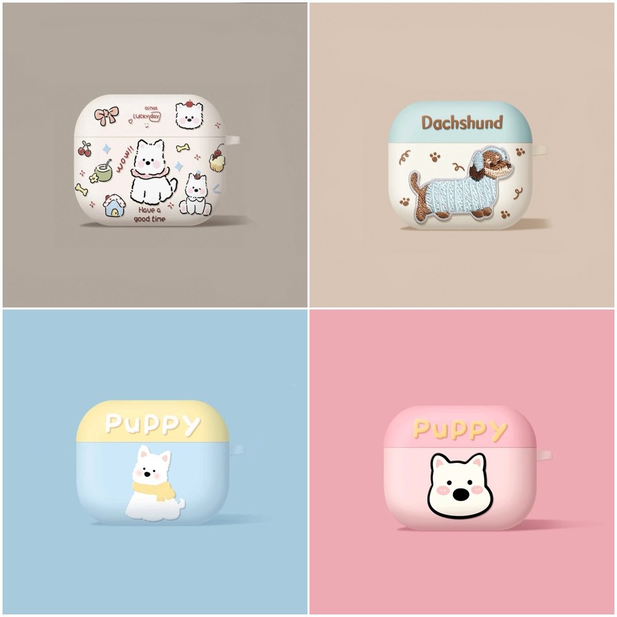 适用airpodspro3代耳机保护壳airpods2苹果耳机套air4新款pro二代第三代蓝牙可爱硅胶降噪版盒airpods3保护套