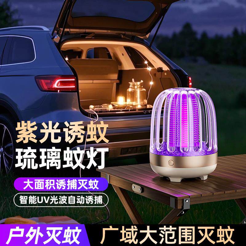 鸟笼家用灭蚊灯usb电击灭蚊器充插两用室内驱蚊器宿舍户外铺蚊灯