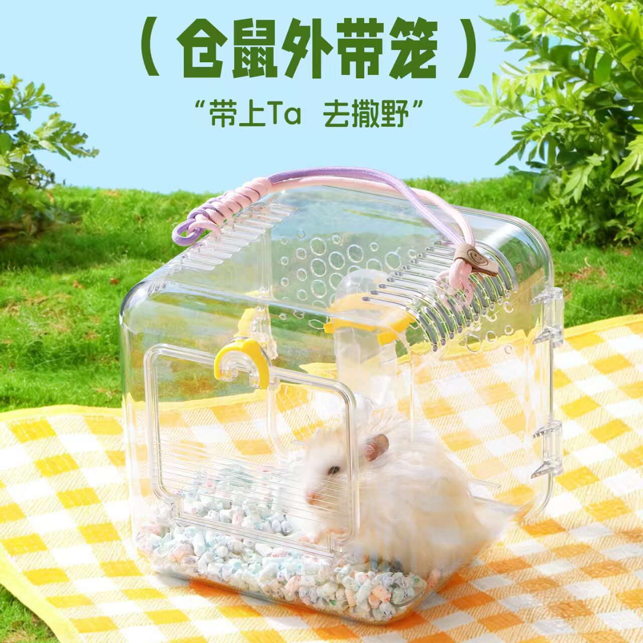 自有笼子新款高透便捷蜜袋鼯