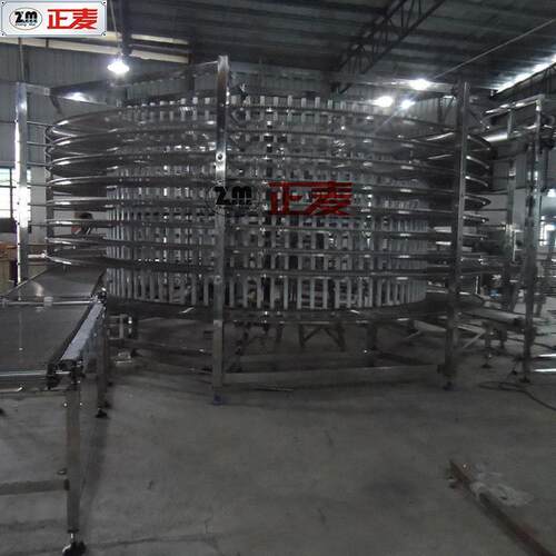 广州降正麦 食品厂螺旋冷却家生产线 机螺旋冷却塔 螺输送面包月