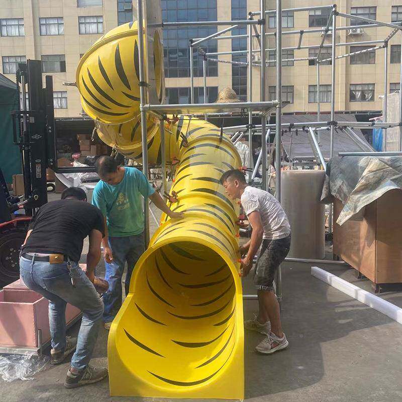 大寨型上乐园水上璃滑梯水玻钢滑道戏水小多种品淘气堡滑世界魔鬼