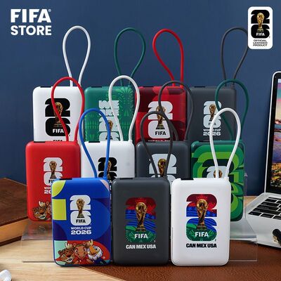 FIFA国际足联2026年世界杯周边球迷快充便捷迷磁吸大容量充电宝