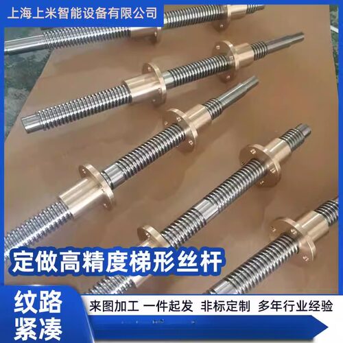 不锈钢精密丝杆梯形丝杆螺丝杆T型丝杆T形丝杠高精度螺杆套装