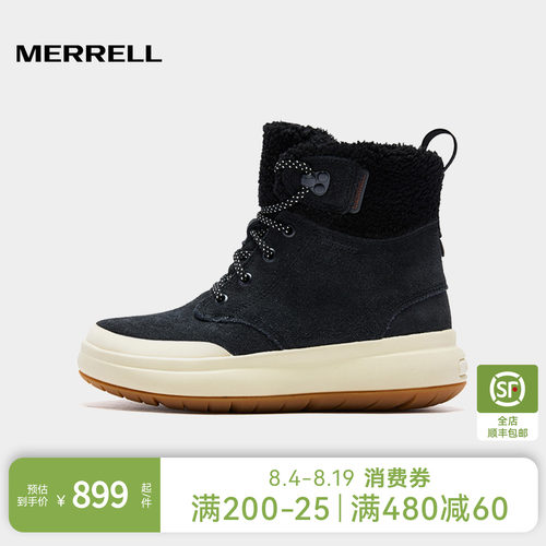 MERRELL迈乐防水高帮女款雪地靴
