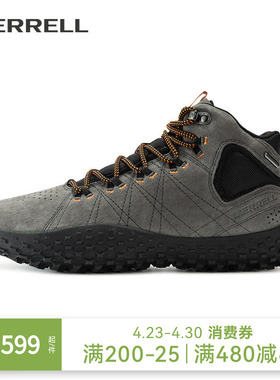 【新店福利】MERRELL迈乐户外休闲运动鞋男款WRAPT WP中帮防滑耐