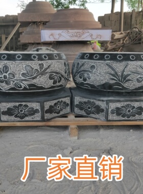 实心柱顶石石雕木柱石墩底座柱脚石柱墩石花岗岩基石空心石鼓青石