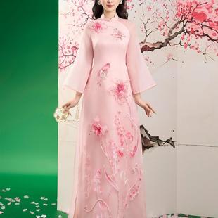 温柔甜美轻奢重工套装 ZS名品越南设计师Maddy 新款 hates rose春季