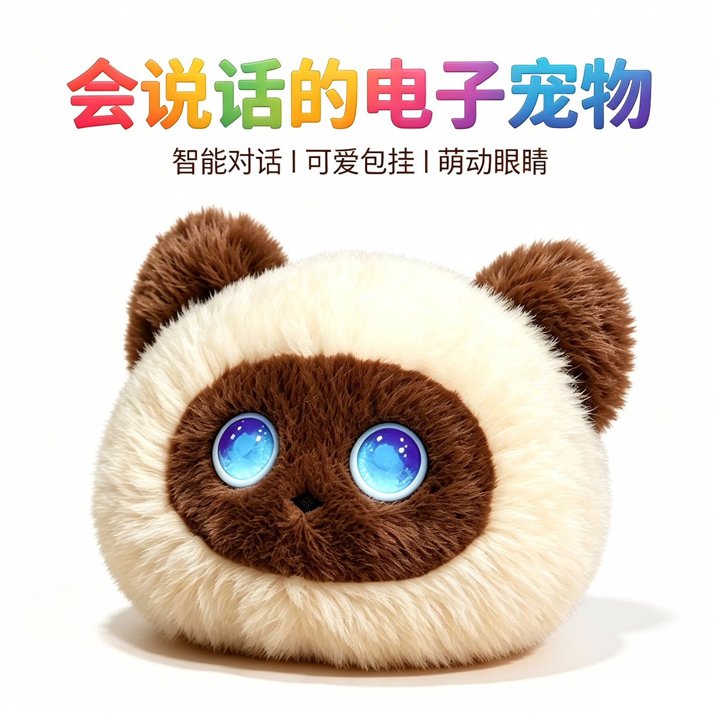 AI智能毛绒玩具可爱动物玩偶儿童陪伴教育软萌礼物