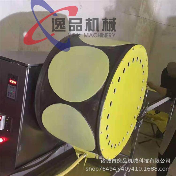 连续生产自动化烤鸭饼机不锈钢卷煎蛋皮机烫皮机生产厂家