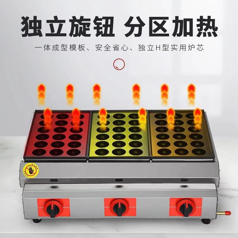 曰本章鱼小丸机蚝蛋和烧摆摊燃气虾扯蛋子机早器点松饼煎饼JRO制