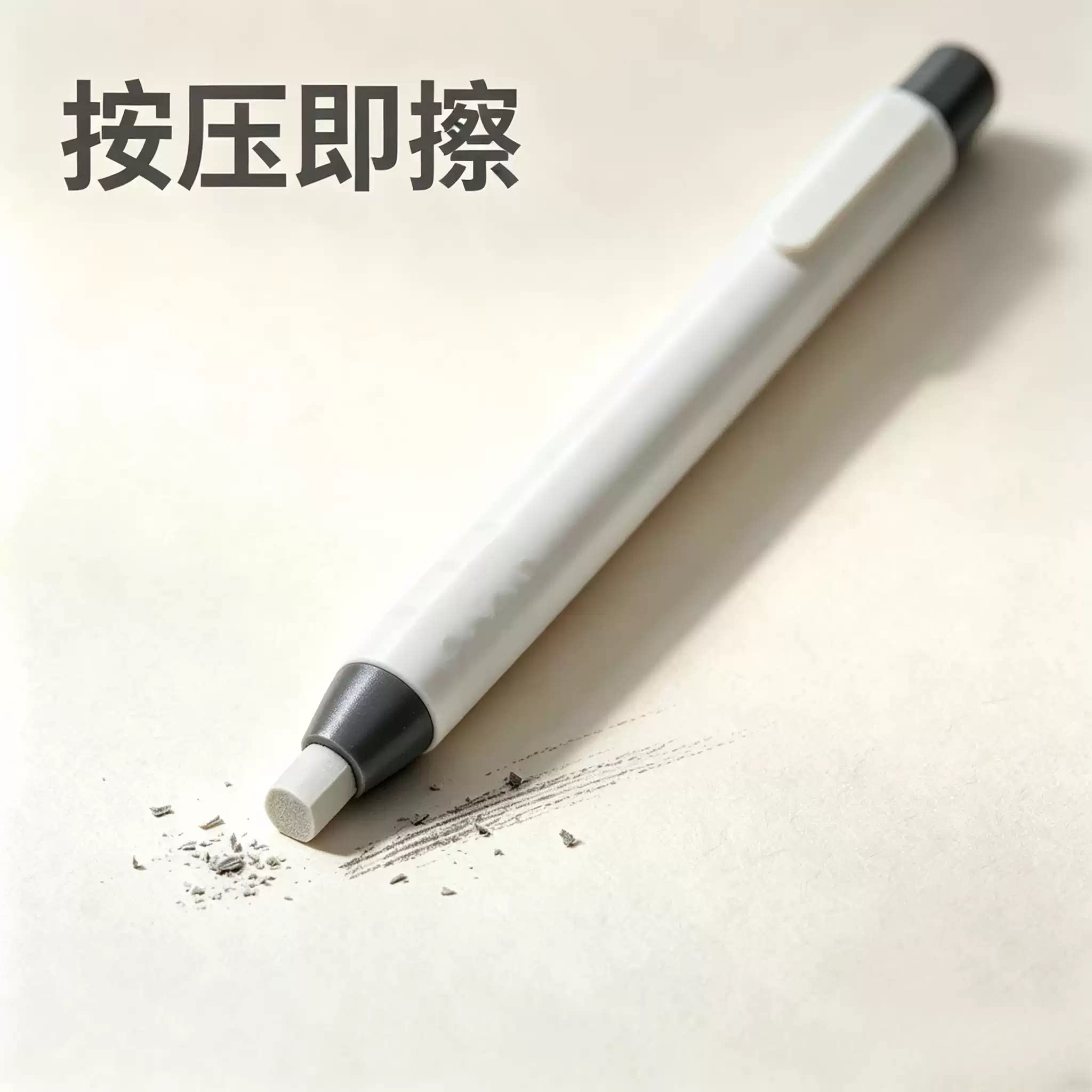 【老师推荐】按动磨砂橡皮笔多种字迹修改擦除学生橡皮擦笔JH