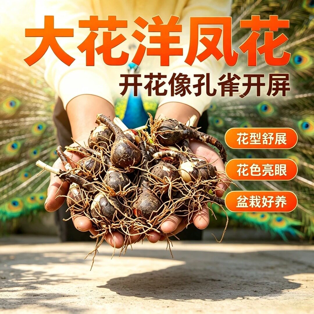 浓香开屏孔雀花种球耐热耐寒阳台小院花卉好管理zy