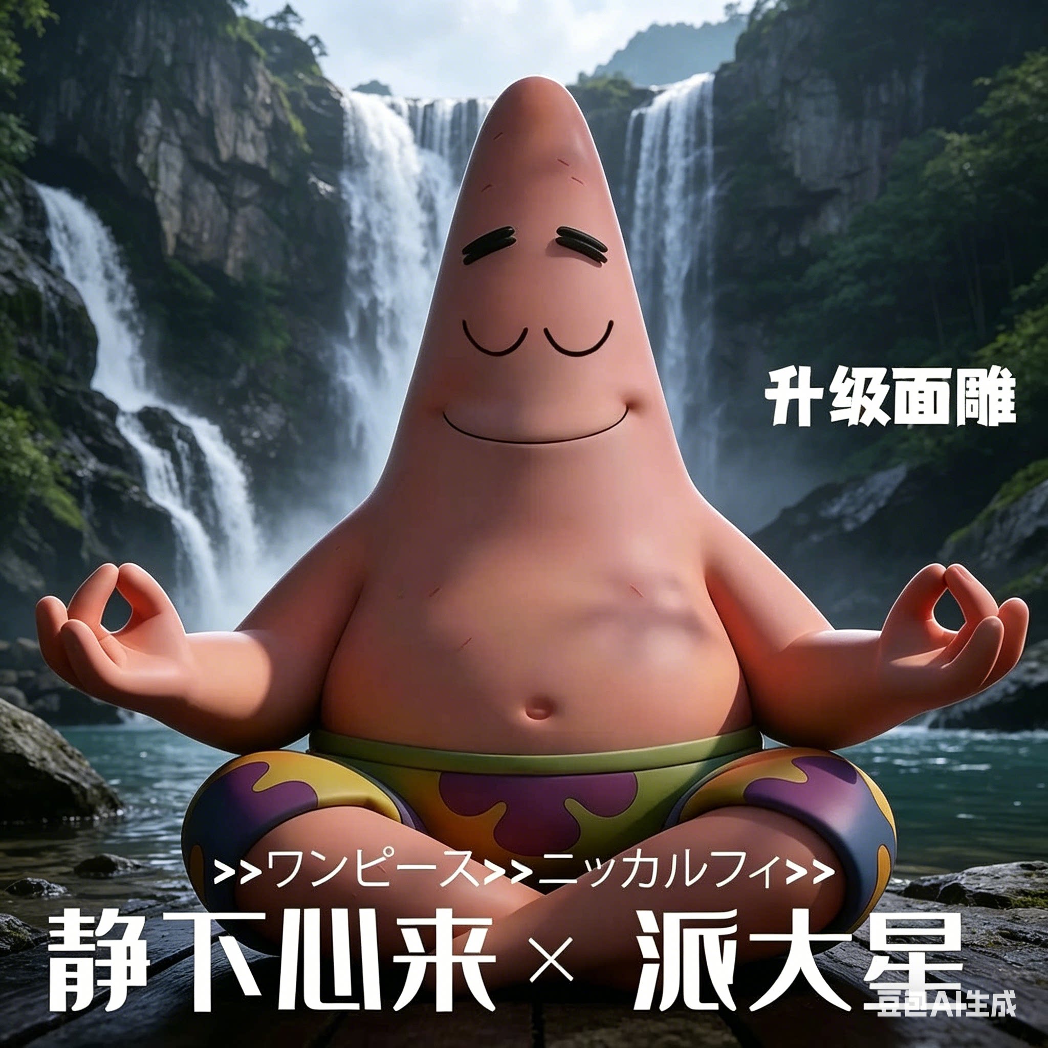 【静下心来】派大星车办高冷闭眼派大星车载摆件生日礼物PJ2