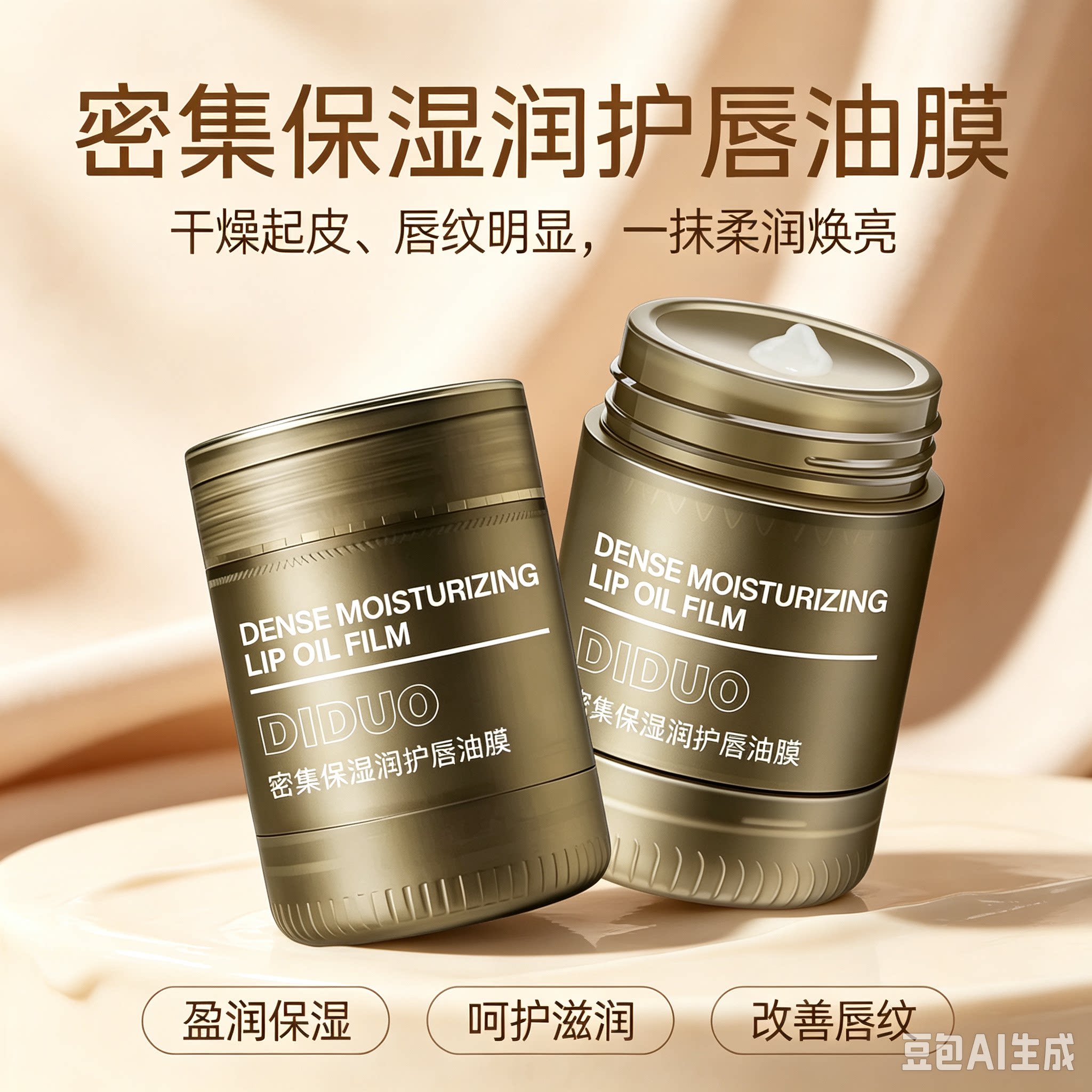 【新品上新】唇油膜密集修护唇膜 润唇膏保湿滋润唇部护理JM
