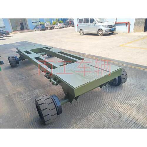 8吨牵引式船艇转运工具平板拖车游艇拖车
