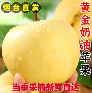 【下单立减50】黄金奶油富士甜苹果冰糖心丑苹果带箱5斤