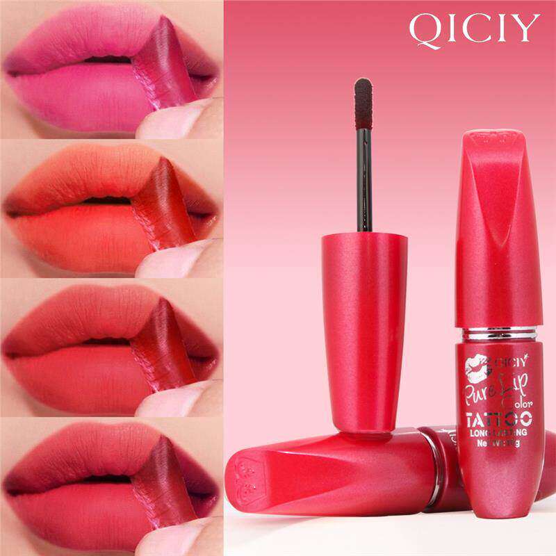 QICIY Liquid Lip Gloss Lip Tint 出口液体口红唇釉染唇液撕拉
